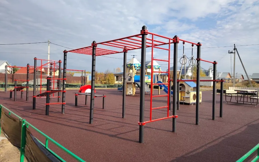 В р.п. Гремячево городского округа город Кулебаки обустроена новая детская площадка